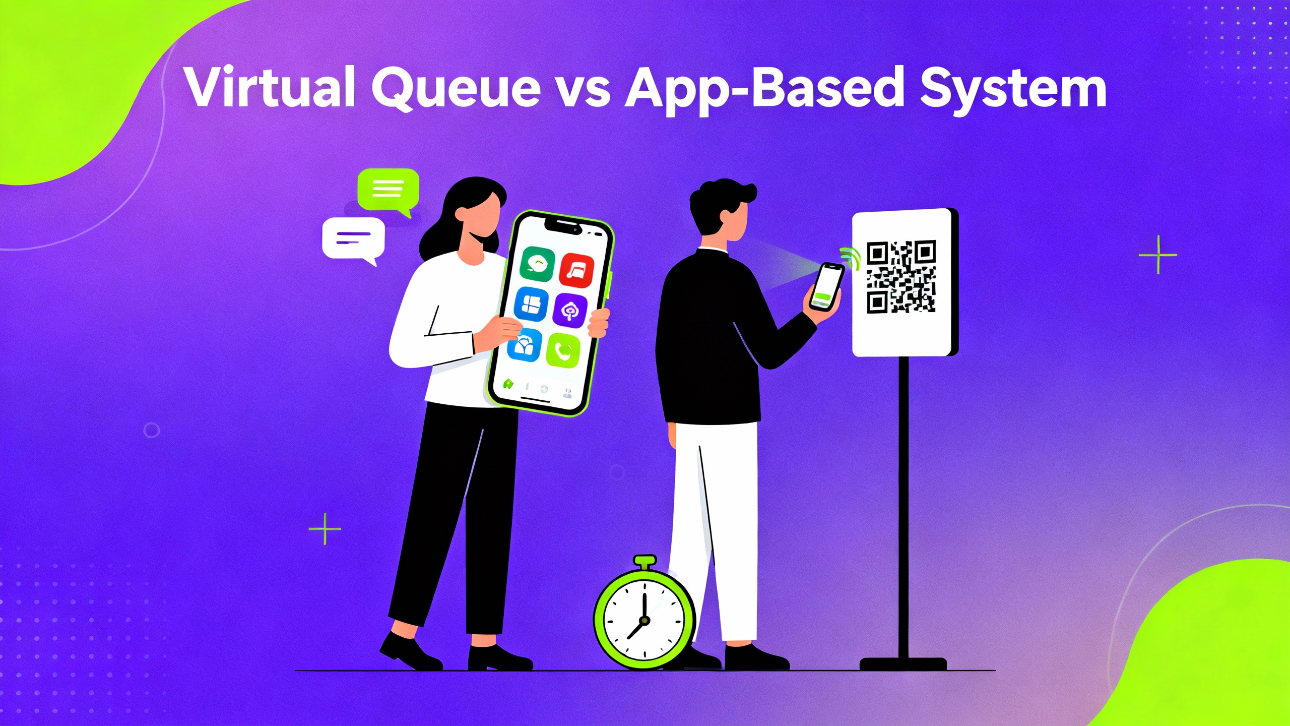 Virtual Queue vs App-Based System comparison