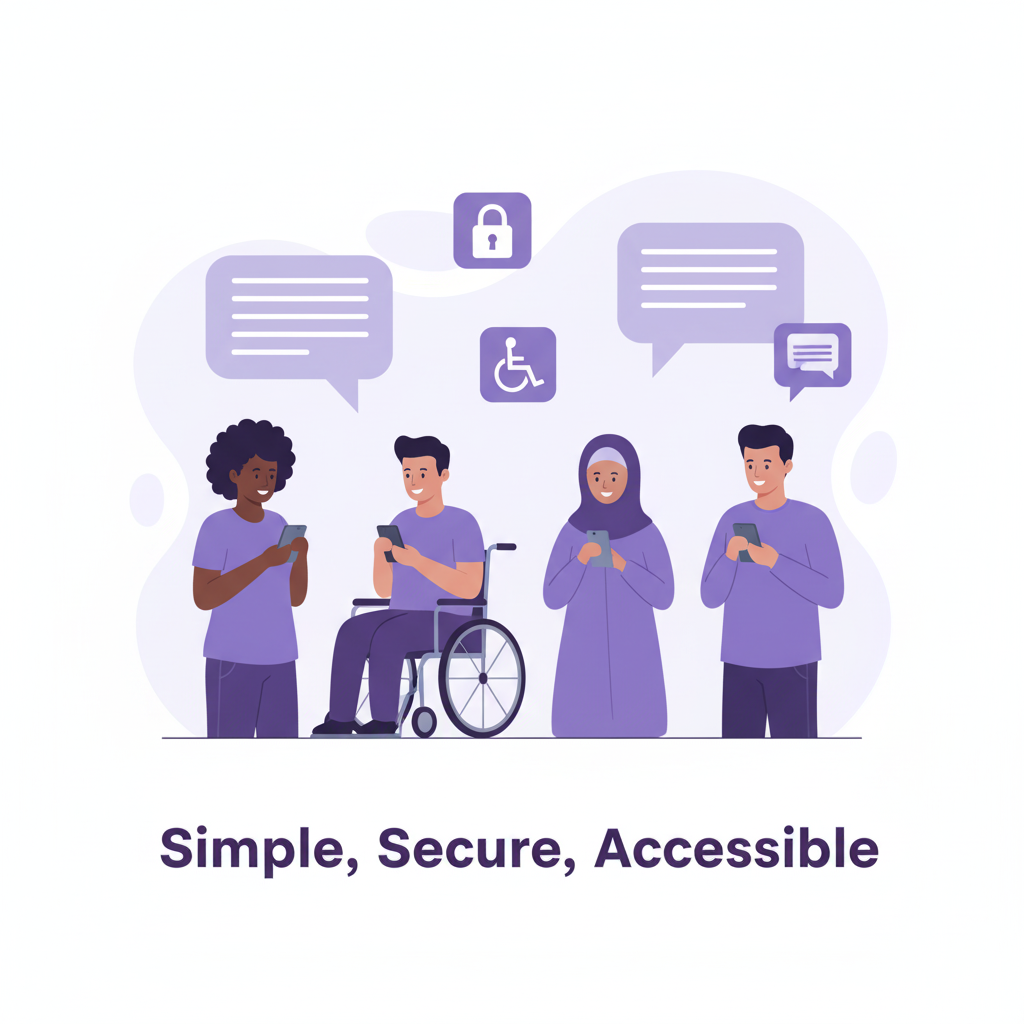 Security and accessibility features of virtual queue systems